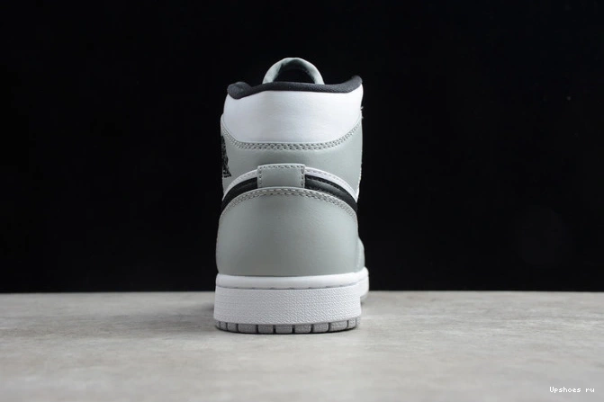 Mid Jordan 1 Smoke 554724-092 Light Grey 0719